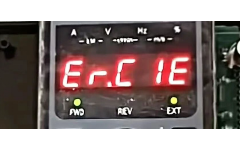 变频器启动报错？